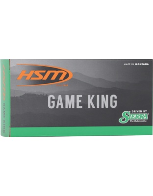 HSM Ammo 300 Rem Saum 180 Grain Game King 20 Rounds 25 Boxes per Case