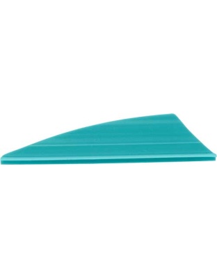 Tactical Vanes Driver 2.25" Turquoise 36 Pack