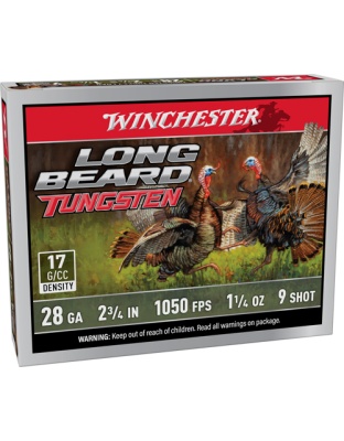 Winchester Ammunition Long Beard TS17 28 Gauge 2.75" 1-1/4 Ounce #9 5 Rounds
