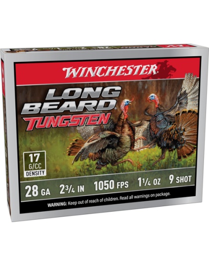 Winchester Ammunition Long Beard TS17 28 Gauge 2.75" 1-1/4 Ounce #9 5 Rounds