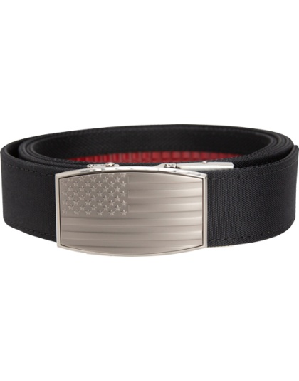Nexbelt Aston USA Embossed Gun Belt 1.5" Black Up to 50" Waist
