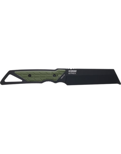 Schrade Knife Outback Cleaver Fixed 3.6" Black/Green