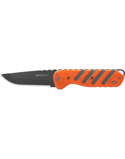 Outdoor Edge Razor Htx 3.5" Fixed Gray/Orange with Blade Pod