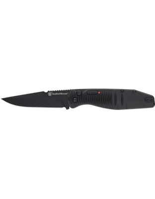 Smith & Wesson Knife Special Ops Push Btn Auto 3.4" Folder Black with Sfty
