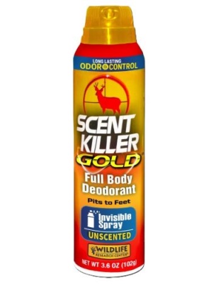 Wildlife Research Deordorant Spray Scent Killer Gold 3.6 Ounce Spray