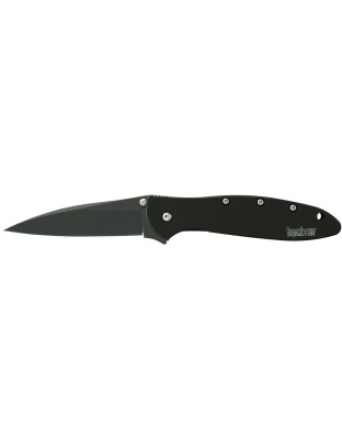 Kershaw Ken Onion Leek Folding Knife 3" Drop Point Blade Black