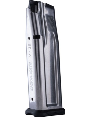 Check Mate Industries Checkmate Magazine 2011 Compatible 9 mm Stainless Steel 19 Rounds 126 mm