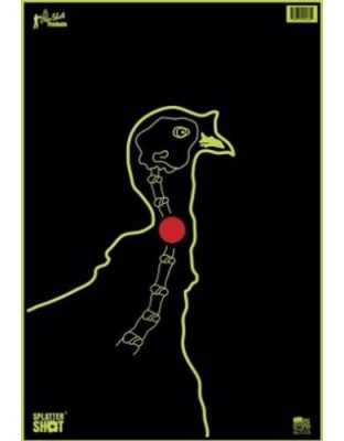 Pro-Shot Products Splatter Shot Target 12"X18" Turkey 8-Pack
