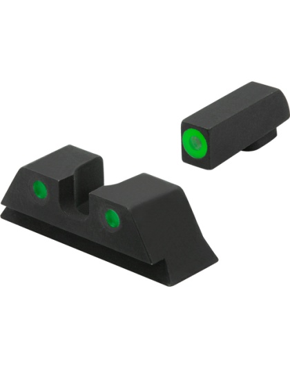 Meprolight Hyper Bright Trit Set Green/Green for Glock 42/43