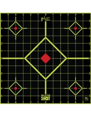Pro-Shot Products Splatter Shot Target Sight-in 12" Green Peel/Stick 12EA