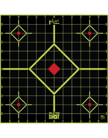 Pro-Shot Products Splatter Shot Target Sight-in 12" Green Peel/Stick 12EA