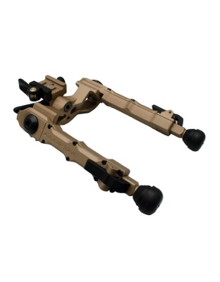 Accu-Tactical Bipod Wide Body Rifle 7.5" Max Height Picatinny Tan