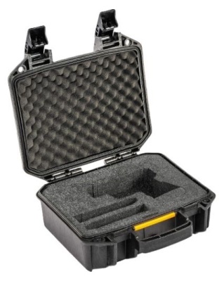 Pelican Pre Cut Vault 1 Pistol Case Universal-Fit Black