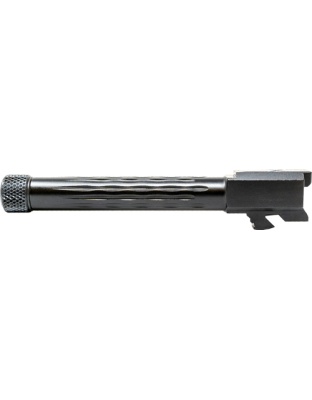 Faxon Firearms Fits Glock 17 Gen 5 Barrel 9MM Flame Threaded Black