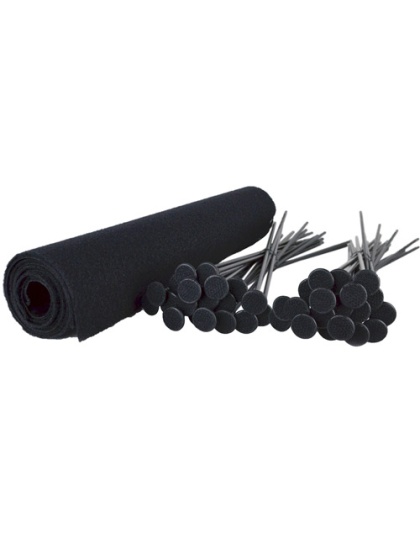 Gun Storage Solutions Large Rifle Rod Kit 40 Black Rifle Rods .22 Caliber 19"X45"