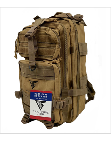 Full Forge Gear Hurricane Tactical Backpack 18x11x11 Tan