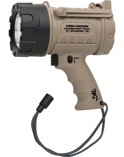 Browning High Noon Power Pro Spotlight 1700 Lumens Rechrgbl