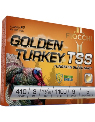 Fiocchi Golden Turkey Tss 410 3" 13/16 Ounce #9 5 Rounds