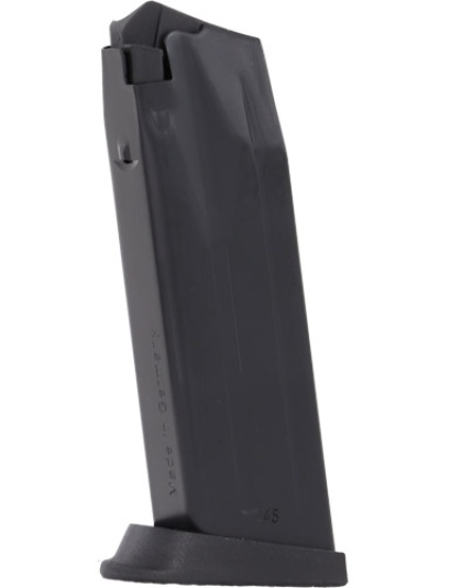 Hk Magazine USP45.45 ACP 12 Rounds Black Steel with Extd Fp