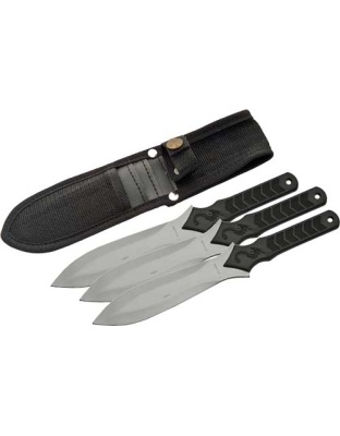 Szco Rite Edge 10" Dragon Throwing Knife 3-Piece Set with Sheath