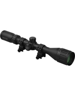 Konus Scope Fighter 4-12X40 with Rings Adjustable Objective BDC Reticle Black