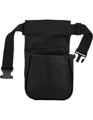 Bob Allen Original Divded Shell Pouch with Belt Black