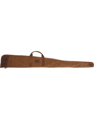 Palmetto Bag Co Shotgun Case 51" Field Tan Waxed Canvas/Buffalo
