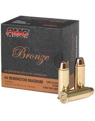 PMC 44 Remington Magnum 240 Grain Tcsp 25 Rounds 20 Boxes per Case