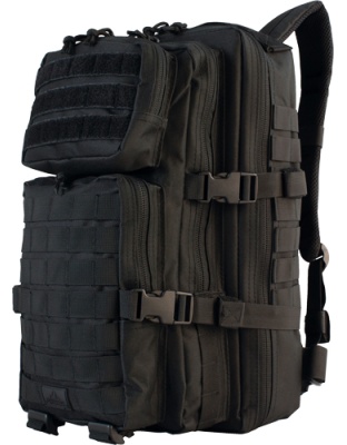 Red Rock Gear Assault Pack with Laser-Cut Molle Webb Black