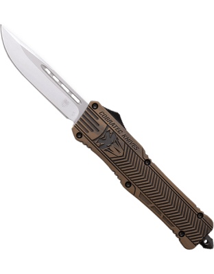 Cobratec Knives Medium CTK1 Out-the-Front Certakote Bronze 3" Drp Point