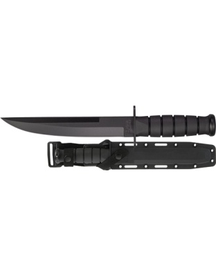 Ka-Bar Knives Ka-Bar Modified Tanto 8" Plain Edge Blade with Hard Plastic Sheath
