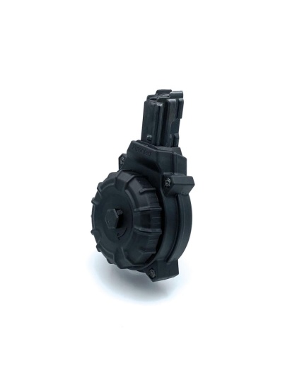Promag MP5/PTR9 Handgun Magazine Drum Black 9mm Luger 50/rd
