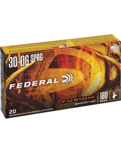 Federal Fusion 30-06 180 Grain Fusion 20 Rounds