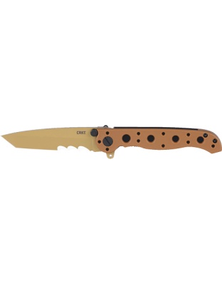 CRKT Knives M16-10DZ 3" Half Serrated Tan/Tan Tanto D2