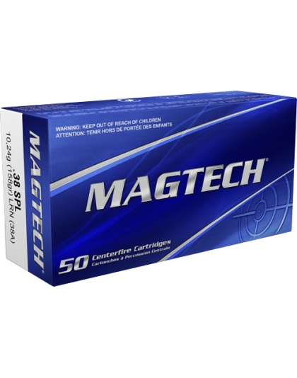 Magtech 38 Special 158 Grain Lead-Round Nose 50 Rounds 20 Boxes per Case