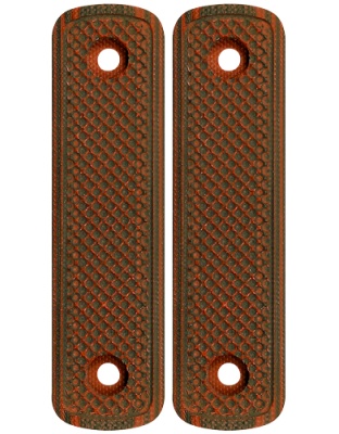 Midwest Industries Lever Action G10 Straight Grip Panel Red/Black