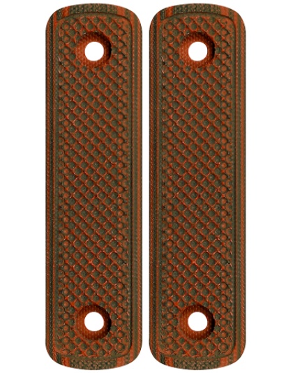 Midwest Industries Lever Action G10 Straight Grip Panel Red/Black