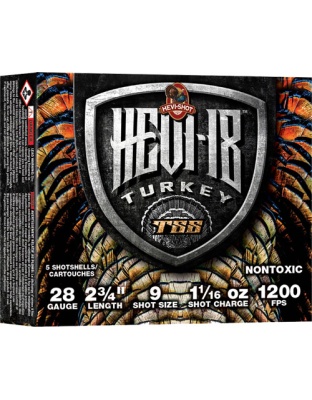 Hevi-Shot Heavy 18 Tss 28 Gauge 3" 1-1/16 Ounce #9 5 Rounds