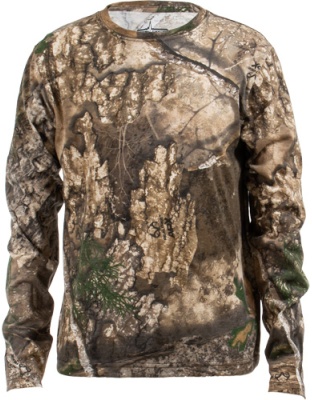 Habit Bear Cave Youth Tee Long Sleeve Realtree APX Large