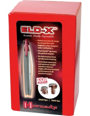 Hornady Bullets 30 Caliber.308 200 Grain. ELD-X 100 Count 15 Boxes per Case