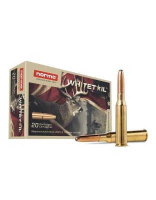 Norma WhiteTail Rifle Ammunition 7.7 Jap 174gr PSP 2493 fps 20/ct