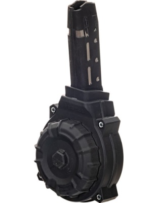 ProMag Magazine for Glock 20 10 mm 50 Rounds Drum Black Polymer