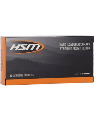 HSM Ammo 300 Winchester Short Magnum 180 Grain Game King 20 Rounds 25 Boxes per Case