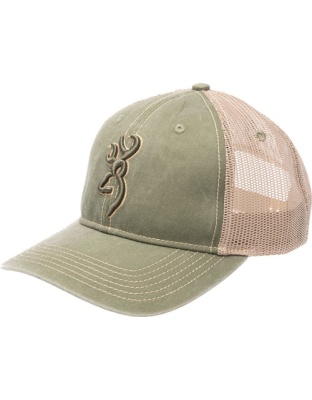 Browning Cap Colcord Mesh Back Green One Size Fits Most
