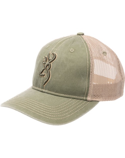 Browning Cap Colcord Mesh Back Green One Size Fits Most