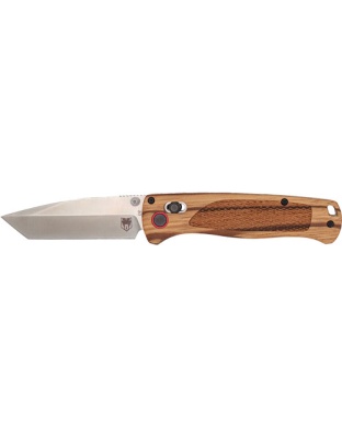 Cobratec Knives Legacy Bar Lock 3" Zebrawood/Satin Tanto D2 Blade