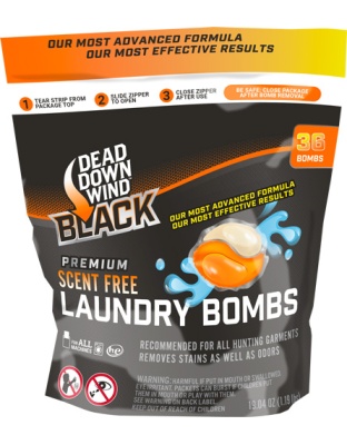 Dead Down Wind Black Premium Laundry Bombs 36 Count