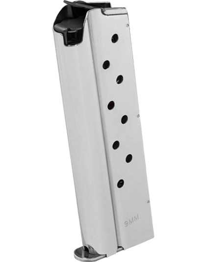 Springfield Armory Magazine 1911-A1 9 mm Luger 9 Rounds Stainless Steel