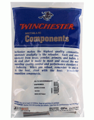 Winchester Unprimed Cases 45-70 Government 50 Pack 20-Pack/Cs