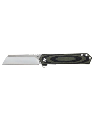 Schrade Knife Lateral Folder 3.25" Aus-10 Od Green/Lam